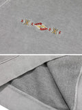 Indie Embroidered Snap Pigment Hoodie