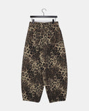 Dahi Leopard Print Balloon Over Fit Long Pants