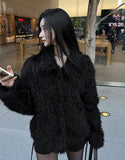 Bambi Fluffy Fur Jacket
