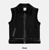Boucle One Buckle Mustang Vest