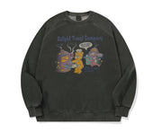 Delight Bear Raglan Pigment Sweatshirt