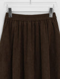 Cutle Corduroy Banding Long Skirt