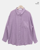 Glitz Summer Pocket See-through Shirt