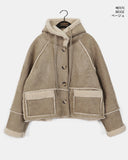 Most Fleece Hood Mustang Short Jacket