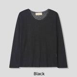 Lea Cut-Off Boat Neck Knit