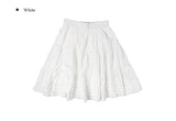 Dinhi Frill Tiered Midi Skirt