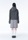 Duffle hoodie short coat