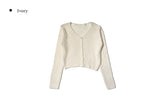 Heri V Ribbed Knit Cardigan