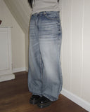 [UNISEX] Rosea Double Pocket Wide Denim Pants