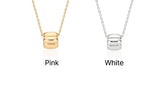 Ice Cushion Silver Necklace