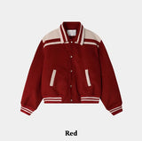 Port Color Matching Varsity Jacket