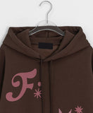 Panna Star Printing Brushed Hoodie