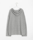 [unisex] Tatsuna Summer Knit Button Hood Cardigan