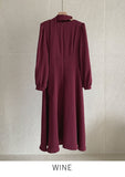 Sellby Drape Tie Wrap One Piece