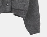 Obin Double Button Collar Knit Cardigan