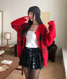 Aki Velvet Tiered Skirt