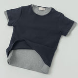 High Quality Layered Plain Slim Short Sleeve T-shirt