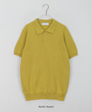 [unisex] Tomme Collar Over Short Sleeve Knit