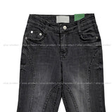 Likee cut slim capri denim pants