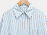 Wayu Stripe Two-Way Shirt
