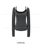 Mako Color Matching Layered Long Sleeve
