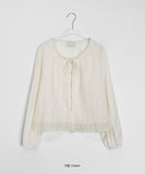 Hayoi Ribbon Lace Blouse