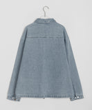 [unisex] Tinmi Two Way Denim Collar Over Jacket