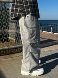 Diagonal Cargo Hip-hop Pants