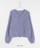 Nakoda two-way wool knit zip-up cardigan