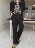 Met Bocashi Bellbottom Wide Slacks