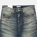 Growing cat washed bootcut denim