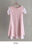 Purin Tweed Mini Flare One Piece