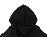 Naron Halter Sleeveless Button V Hood T-Shirt Set