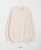 Milto Hairy Round Wool Knit