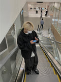 Nylon hoodie string high-end wind parka