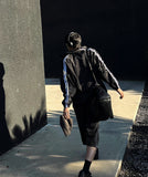 1+1 Ultra Light High-Neck Side Track Windbreaker