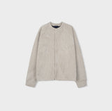 Corduroy round cardigan
