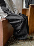 [BAONHAUS] Hokyo Star Color Matching Banding Wide Pants