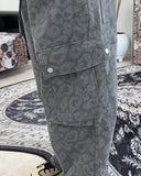 Leto Pigment Leopard Cargo Pants