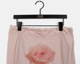 [Wool 30] Chev Rose Lace Off-Shoulder Long Sleeve T-shirt