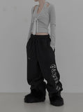 Winter Lettering Fleece Pants