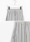 Pinjo Side Button String Banding Pants
