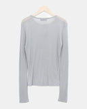 Tenre Layered Tencel Button Long Sleeve T-shirt