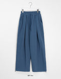 Madaki Two Pin Tuck Banding String Wide Pants