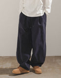Cotton Peach Wide Banding Pants