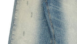 Balk Damage Detail Washing Denim Pants