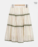 Pottle Lace Tiered Skirt