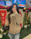 Full Wool Lining Fur Collar Mustang Blouson Jumper