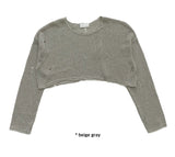 DAMAGE CROP KNIT