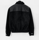 Napen suede leather blouson